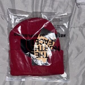 The North Face Burgundy Knit Hat
